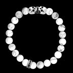 HEAD2HEAD ブレスレット｜ハウライト × ラルビカイト × シルバー925 スカル & リング