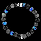 プレミアムK.I.S.S. キャンディー沖縄 – ホタル®ビーズ・ブラックラブラドライト・シルバー925