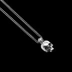 プチハムレット ペンダント – 925シルバー製 スカルモチーフ