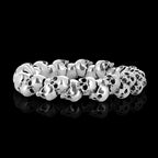 カタコンブ｜シルバー925 スカルブレスレット 100g超